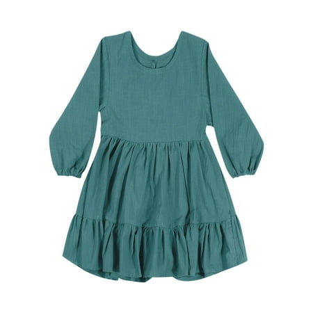 Hunpta Toddler Kids Baby Girl Dress Linen Long Sleeve Solid Color Casual Dresses Soft And Warm Dress Clothes Suit
Hunpta Toddler Kids Baby Girl Dress Linen Long Sleeve Solid Color Casual Dresses Soft And Warm Dress Clothes Suit