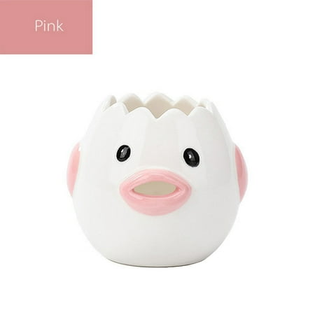 COUTEXYI Creative Cartoon Chicken Egg Yolk White Separator Ceramics Egg Separator Tool for Kitchen
COUTEXYI Creative Cartoon Chicken Egg Yolk White Separator Ceramics Egg Separator Tool for Kitchen