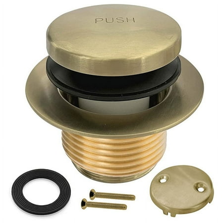 Winyuyby Bathtub Drain Toe Bath Tub Drain Kit with Two-Hole Overflow Faceplate Bath Tub Drain Set Replacement Assembly
Winyuyby Bathtub Drain Toe Bath Tub Drain Kit with Two-Hole Overflow Faceplate Bath Tub Drain Set Replacement Assembly