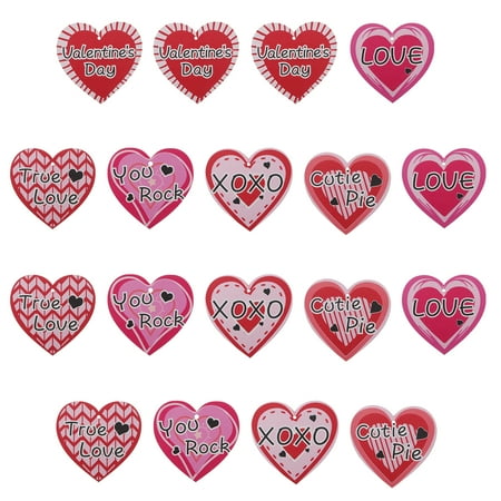 18pcs Creative Valentine s Day Wooden Pendants Heat-shaped Hanging Decors 
18pcs Creative Valentine s Day Wooden Pendants Heat-shaped Hanging Decors