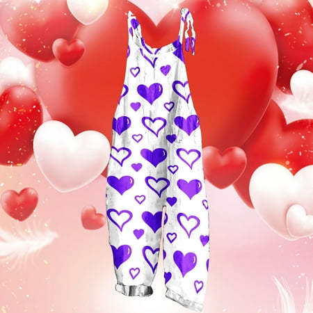 AOOCHASLIY Valentine s Day Gift for Women Women Ladies Printed Summer Sleeveless Backless Loose Long Playsuits Rompers Jumpsuit
AOOCHASLIY Valentine s Day Gift for Women Women Ladies Printed Summer Sleeveless Backless Loose Long Playsuits Rompers Jumpsuit