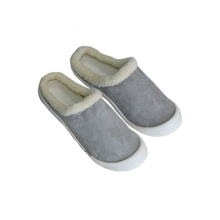 Eloshman Women s Retro Fuzzy Clog Slippers Bedroom Slip On Winter Warm Shoe Indoor Comfort Cotton Gray 6.5
Eloshman Women s Retro Fuzzy Clog Slippers Bedroom Slip On Winter Warm Shoe Indoor Comfort Cotton Gray 6.5