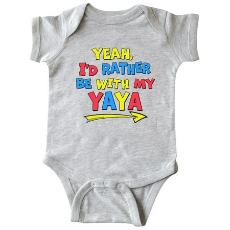 Inktastic Yeah I d Rather be with My Yaya in Red Yellow and Blue Gift Baby Boy or Baby Girl Bodysuit
Inktastic Yeah I d Rather be with My Yaya in Red Yellow and Blue Gift Baby Boy or Baby Girl Bodysuit