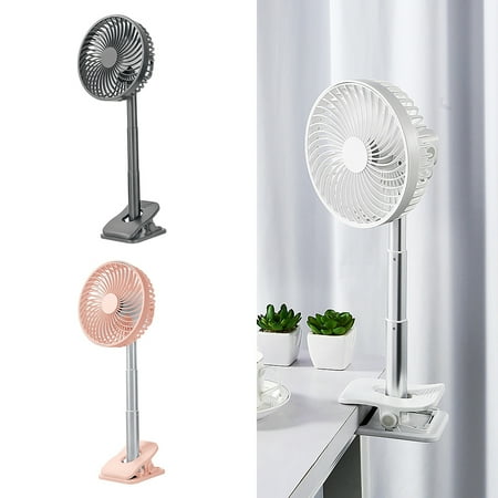 USB Rechargeable Home Office Summer Cooling Clip Telescopic Desktop Fan Cooler Silver Aluminum Alloy + ABS + PC
USB Rechargeable Home Office Summer Cooling Clip Telescopic Desktop Fan Cooler Silver Aluminum Alloy + ABS + PC