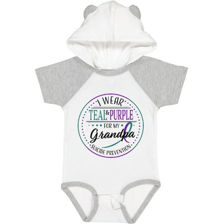 Inktastic Suicide Prevention- I Wear Teal and Purple for My Grandpa Gift Baby Boy or Baby Girl Bodysuit
Inktastic Suicide Prevention- I Wear Teal and Purple for My Grandpa Gift Baby Boy or Baby Girl Bodysuit