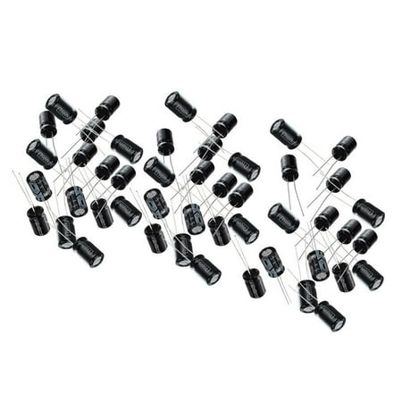 100 Pcs 8 x 11mm Aluminum Electrolytic Capacitors 470uF 25V
