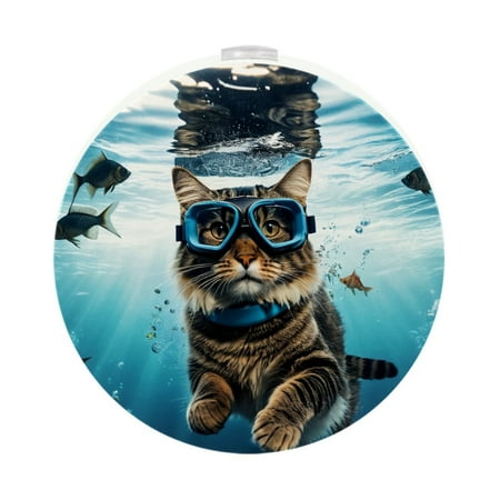 LED Night Light Lamp with Smart Sensor Dusk to Dawn Sensor 2-Pack for Bedroom Bathroom Hallway White 0.5W Plug-in Animal Diving Cat Cartoon Sea Ocean
LED Night Light Lamp with Smart Sensor Dusk to Dawn Sensor 2-Pack for Bedroom Bathroom Hallway White 0.5W Plug-in Animal Diving Cat Cartoon Sea Ocean