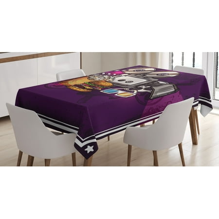 Ambesonne Modern Tablecloth Rectangular Table Cover Burgers Popcorns Cinema 60 x84 Purple Earth Yellow
Ambesonne Modern Tablecloth Rectangular Table Cover Burgers Popcorns Cinema 60 x84 Purple Earth Yellow