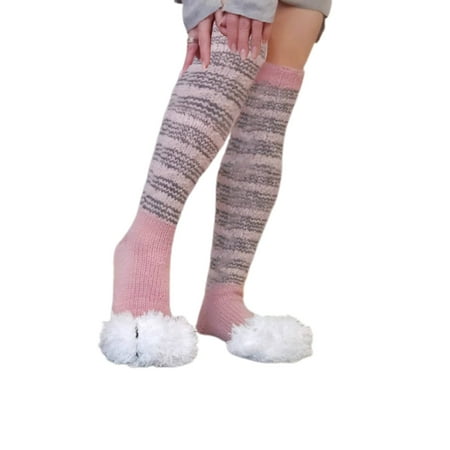 Binpure Women Winter Knee High Socks Striped Patchwork Fleece Warm Boot Socks Leg Warmer High Socks for Girls
Binpure Women Winter Knee High Socks Striped Patchwork Fleece Warm Boot Socks Leg Warmer High Socks for Girls
