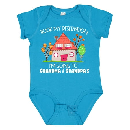 Inktastic Book My Reservation! I m Going to Grandma and Grandpa s Gift Baby Boy or Baby Girl Bodysuit
Inktastic Book My Reservation! I m Going to Grandma and Grandpa s Gift Baby Boy or Baby Girl Bodysuit