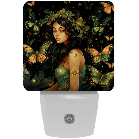 2 Pack Auto Dusk-to-Dawn Sensor Night Lights Beautiful Women with Butterfly Plug-in Home Office Decorative Lamp for Adult 0.5W LED Nightlights for Bedroom Bathroom Hallway Stairs
2 Pack Auto Dusk-to-Dawn Sensor Night Lights Beautiful Women with Butterfly Plug-in Home Office Decorative Lamp for Adult 0.5W LED Nightlights for Bedroom Bathroom Hallway Stairs