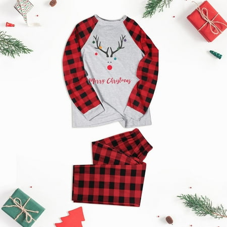 Christmas Gifts for Family Pajamas Matching Sets Christmas Letter And Plaid Christmas Cute Pattern Printed Long Sleeve Tee And Bottom Loungewear (Dad) Polyester Grey 3Xl
Christmas Gifts for Family Pajamas Matching Sets Christmas Letter And Plaid Christmas Cute Pattern Printed Long Sleeve Tee And Bottom Loungewear (Dad) Polyester Grey 3Xl