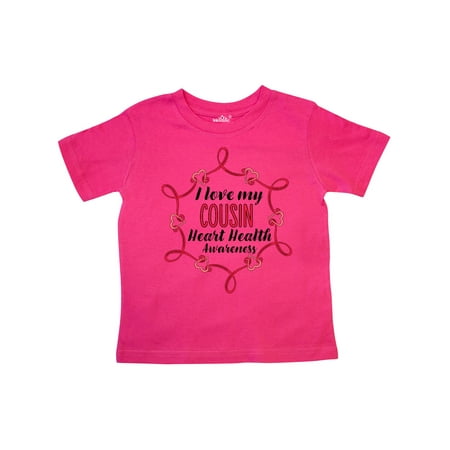 Inktastic I Love My Cousin Heart Health Awareness Gift Toddler Boy or Toddler Girl T-Shirt
Inktastic I Love My Cousin Heart Health Awareness Gift Toddler Boy or Toddler Girl T-Shirt
