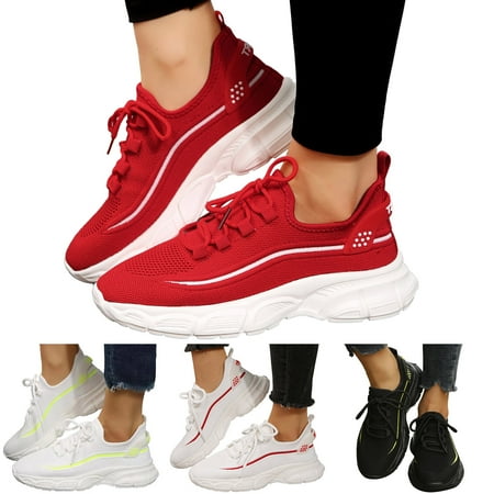 Aayomet Womens Slip on Sneakers Fashion Spring And Summer Women Sports Shoes Flat Bottom And Thick Bottom Light Lace Up Red 8
Aayomet Womens Slip on Sneakers Fashion Spring And Summer Women Sports Shoes Flat Bottom And Thick Bottom Light Lace Up Red 8