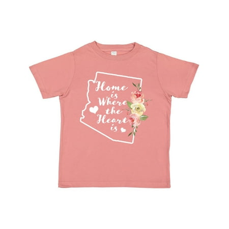 Inktastic Arizona Home is Where the Heart is with Watercolor Floral Gift Toddler Boy or Toddler Girl T-Shirt
Inktastic Arizona Home is Where the Heart is with Watercolor Floral Gift Toddler Boy or Toddler Girl T-Shirt