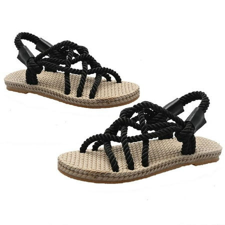 TIERPOP Hemp Rope Women Summer Sandals Platform Flat Slipper Lady Colorful Rope Sandals for Women Girls
TIERPOP Hemp Rope Women Summer Sandals Platform Flat Slipper Lady Colorful Rope Sandals for Women Girls