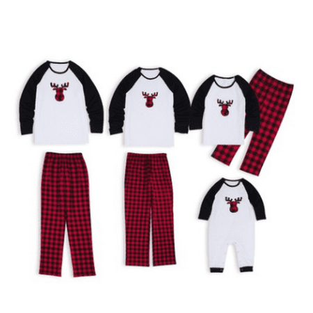 Herdignity Matching Family Pajamas Sets Reindeer and Christmas Tree Long Sleeve Crew Neck Pullover and Red Black Plaid Pants Loungewear
Herdignity Matching Family Pajamas Sets Reindeer and Christmas Tree Long Sleeve Crew Neck Pullover and Red Black Plaid Pants Loungewear