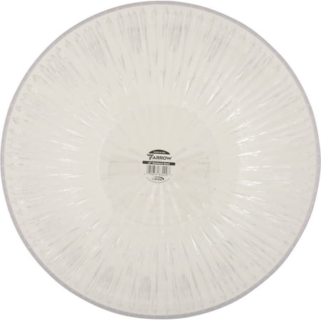 Arrow 83200 CLR 12 in. Clear Contemporary Starburst Bowl