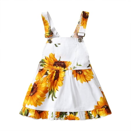 GuliriFei Toddler Baby Girl Summer Overalls Dress Rompers Skirt Sunflower Print Suspender Dress Jumpsuit Clothing Outfit
GuliriFei Toddler Baby Girl Summer Overalls Dress Rompers Skirt Sunflower Print Suspender Dress Jumpsuit Clothing Outfit