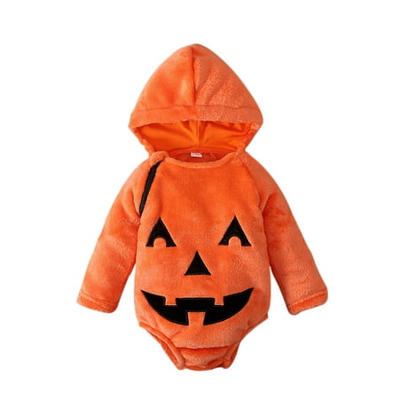 JYYYBF Halloween Newborn Baby Boys Girls Pumpkin Smiling Face Romper Velvet Long Sleeve Zipper Jumpsuit Party Clothing Orange 12-18 Months
JYYYBF Halloween Newborn Baby Boys Girls Pumpkin Smiling Face Romper Velvet Long Sleeve Zipper Jumpsuit Party Clothing Orange 12-18 Months