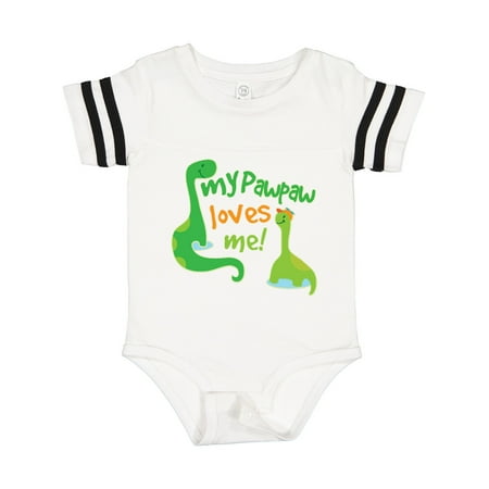 Inktastic My PawPaw Loves Me Gift Baby Boy Bodysuit