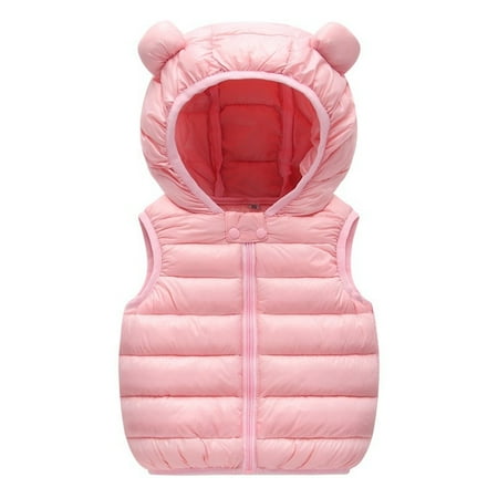 Rovga Toddler Kids Baby Boys Girls Winter Warm Sleeveless Jacket Outerwear Solid Bear Ears Vest Coats Hooded Padded Outwear Toddler Boy Clothes
Rovga Toddler Kids Baby Boys Girls Winter Warm Sleeveless Jacket Outerwear Solid Bear Ears Vest Coats Hooded Padded Outwear Toddler Boy Clothes