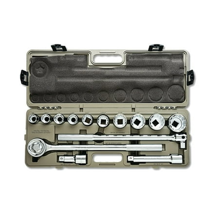 Crescent 14 Pc 3/4 Drive 12 Point Standard Sae Mechanics Tool Set