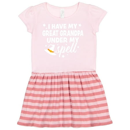 Inktastic I Have My Great Grandpa Under My Spell with Cute Witch Hat Gift Toddler Girl Dress
Inktastic I Have My Great Grandpa Under My Spell with Cute Witch Hat Gift Toddler Girl Dress