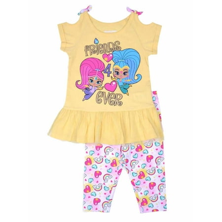 Toddler Girls Yellow Shimmer & Shine Friends 4 Ever Shirt & Legging Outfit
Toddler Girls Yellow Shimmer & Shine Friends 4 Ever Shirt & Legging Outfit