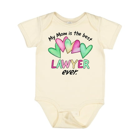 Inktastic My Mom is the Best Lawyer Ever Gift Baby Boy or Baby Girl Bodysuit