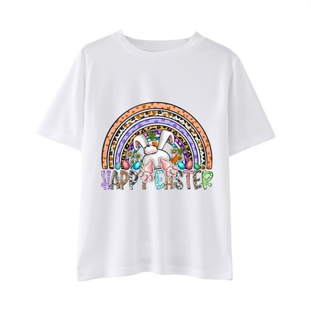 Kids Girls Tops Cartoon Printed Easter Printed Short Sleeve Bunny T Shirt Child All Season Soft Trendy Leisure Outwear Children s Day Gift
Kids Girls Tops Cartoon Printed Easter Printed Short Sleeve Bunny T Shirt Child All Season Soft Trendy Leisure Outwear Children s Day Gift