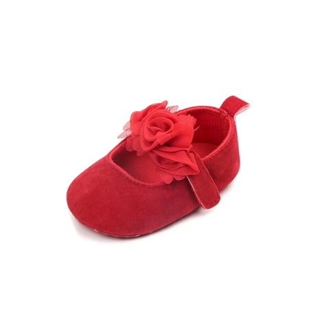 Ritualay Infant Mary Jane Soft Sole Baby Shoes Magic Tape Flats Cute Breathable Loafer Flat Walking Daily First Walker Princess Shoe Red 6C
Ritualay Infant Mary Jane Soft Sole Baby Shoes Magic Tape Flats Cute Breathable Loafer Flat Walking Daily First Walker Princess Shoe Red 6C