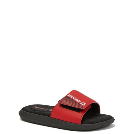 Reebok Little & Big Boys Memory Foam Slide Sandals Sizes 13-6