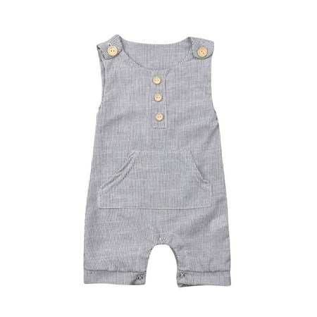 Lesimsam Infant Baby Striped Romper Casual Unisex Sleeveless Patchwork Jumpsuit for Summer
Lesimsam Infant Baby Striped Romper Casual Unisex Sleeveless Patchwork Jumpsuit for Summer