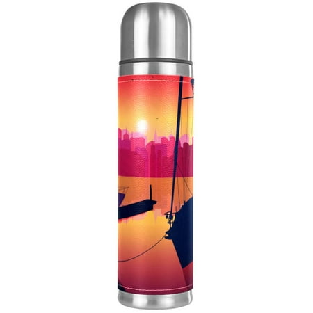 Shipyard Sunset Pattern Premium Insulated Water Bottle - Water Mug with Food-Grade PP Vacuum Insulated Leak-proof BPA-Free
Shipyard Sunset Pattern Premium Insulated Water Bottle - Water Mug with Food-Grade PP Vacuum Insulated Leak-proof BPA-Free
