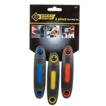 4pk Steelgrip 60037 Hex Key Set 3 Piece
4pk Steelgrip 60037 Hex Key Set 3 Piece