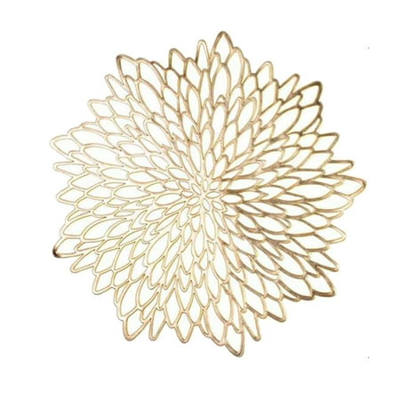 10 Bronzing Heat-Insulated Placemat Light Luxury Hollow Table Decoration Coaster Tray Mat-Golden
10 Bronzing Heat-Insulated Placemat Light Luxury Hollow Table Decoration Coaster Tray Mat-Golden
