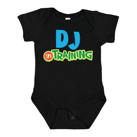 Inktastic DJ in Training Gift Baby Boy or Baby Girl Bodysuit