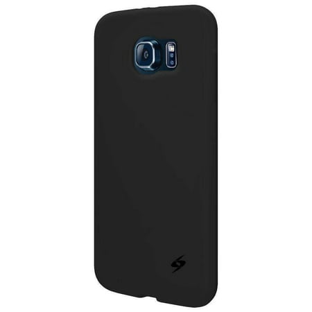 For Samsung Galaxy S6 Protective Silicone Skin Fit Jelly Case Cover - Black