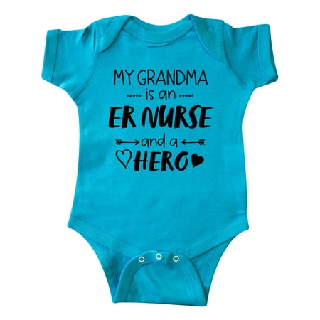 Inktastic My Grandma is an ER Nurse and a Hero Gift Baby Boy or Baby Girl Bodysuit
Inktastic My Grandma is an ER Nurse and a Hero Gift Baby Boy or Baby Girl Bodysuit