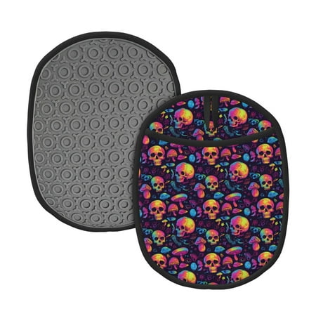 Matuu Skull mushroom for Non Slip Pot Holder for Kitchen Baking and Cooking Silicone Pot Mat Mitten With Hanging Loop Heat Resistant 7.5 x 9.4 Inches
Matuu Skull mushroom for Non Slip Pot Holder for Kitchen Baking and Cooking Silicone Pot Mat Mitten With Hanging Loop Heat Resistant 7.5 x 9.4 Inches