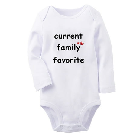 iDzn® Current Family Favorite Funny Rompers Newborn Baby Unisex Bodysuits Infant Jumpsuits Toddler Kids Long Sleeve Oufits (White 6-12 Months)
iDzn® Current Family Favorite Funny Rompers Newborn Baby Unisex Bodysuits Infant Jumpsuits Toddler Kids Long Sleeve Oufits (White 6-12 Months)