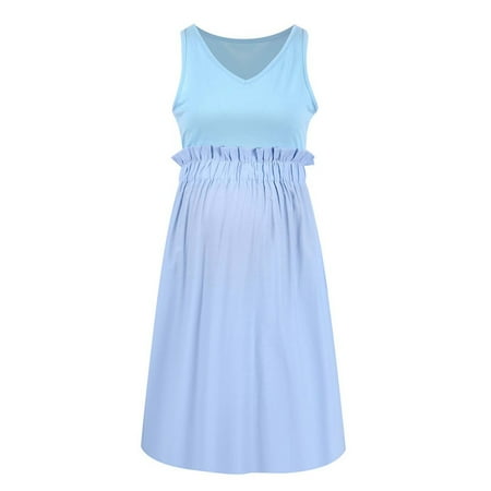 Akklian Women s Sleeveless Tank Dress Maternity Nursing Dress Breastfeeding Pregnant Women Clothes Summer Savings Clearance
Akklian Women s Sleeveless Tank Dress Maternity Nursing Dress Breastfeeding Pregnant Women Clothes Summer Savings Clearance