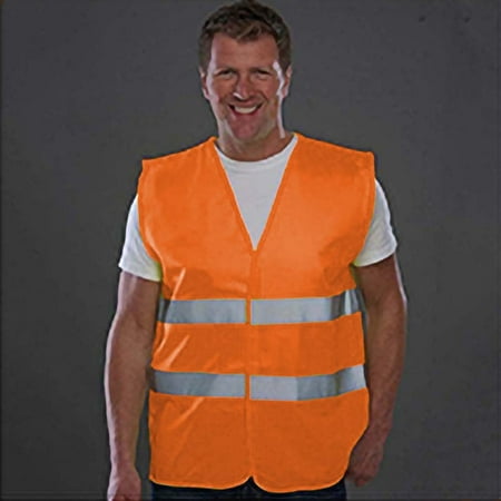 Yoko Mens Hi Vis 2 Bands Vest/Waistcoat