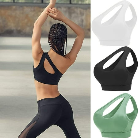 LUXIF Sports Bras for Women One Shoulder Padded Strappy Medium Support Bras for Running Gym3 Pack
LUXIF Sports Bras for Women One Shoulder Padded Strappy Medium Support Bras for Running Gym3 Pack