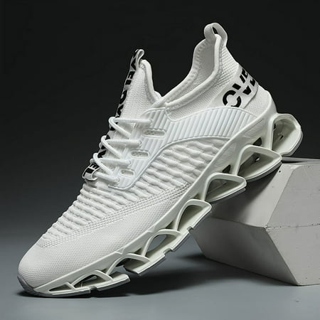Men s Trendy Woven Knit Breathable Blade Type Running Shoes With Good Shock Absorption Comfy Non Slip Durable Sneakers For Men s Outdoor Activities
Men s Trendy Woven Knit Breathable Blade Type Running Shoes With Good Shock Absorption Comfy Non Slip Durable Sneakers For Men s Outdoor Activities