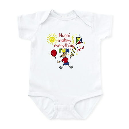 CafePress - Nonni Fun Boy Infant Bodysuit - Baby Light Bodysuit Size Newborn - 24 Months
CafePress - Nonni Fun Boy Infant Bodysuit - Baby Light Bodysuit Size Newborn - 24 Months