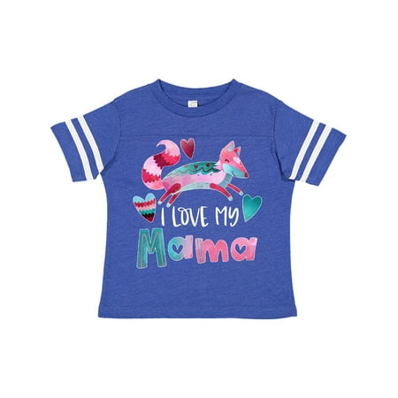 Inktastic I Love My Mama Pink and Blue Fox with Hearts Gift Toddler Boy or Toddler Girl T-Shirt
Inktastic I Love My Mama Pink and Blue Fox with Hearts Gift Toddler Boy or Toddler Girl T-Shirt