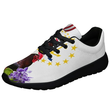 Rhode Island Stte Rhode Isl Red and Violet Flower Shoes Sneakers Black Size 4
Rhode Island Stte Rhode Isl Red and Violet Flower Shoes Sneakers Black Size 4