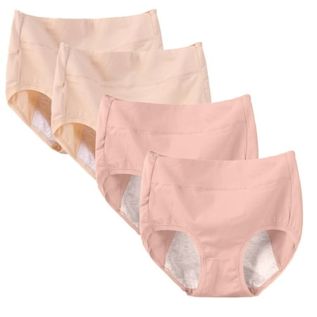 WBQ 4 Pack Plus Size Menstrual Period Underwear for Women High Waist Cotton Postpartum Ladies Panties Menstrual Leak Proof Protective Briefs 2XL-6XL
WBQ 4 Pack Plus Size Menstrual Period Underwear for Women High Waist Cotton Postpartum Ladies Panties Menstrual Leak Proof Protective Briefs 2XL-6XL